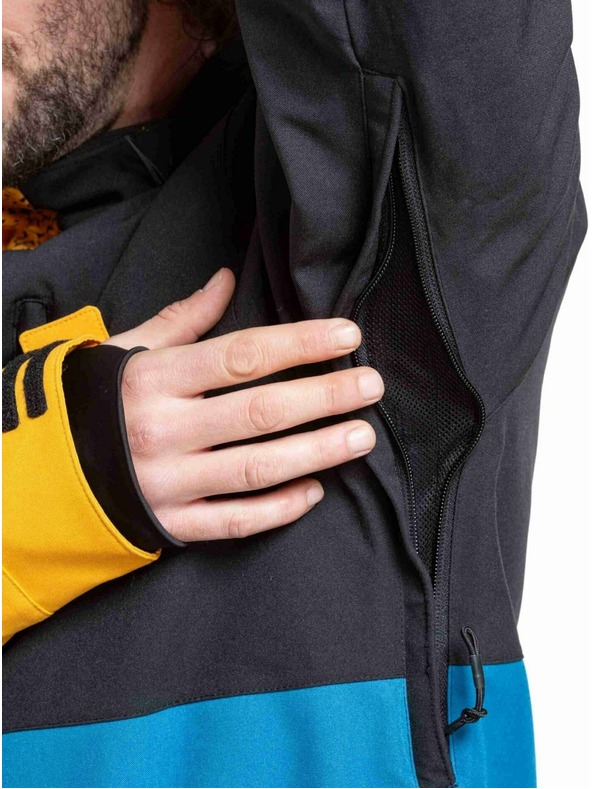 Meatfly Meatfly pánská SNB & SKI bunda Shader Sunflower / Blue