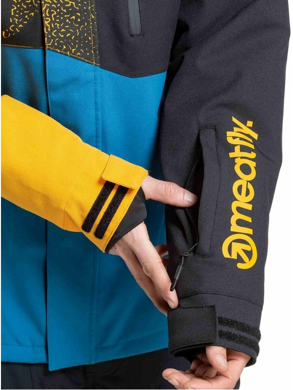 Meatfly Meatfly pánská SNB & SKI bunda Shader Sunflower / Blue
