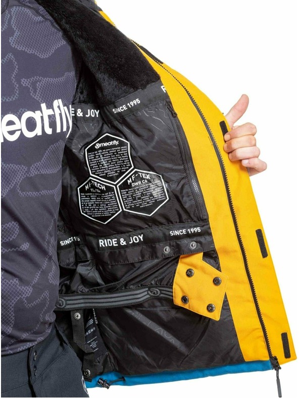 Meatfly Meatfly pánská SNB & SKI bunda Shader Sunflower / Blue