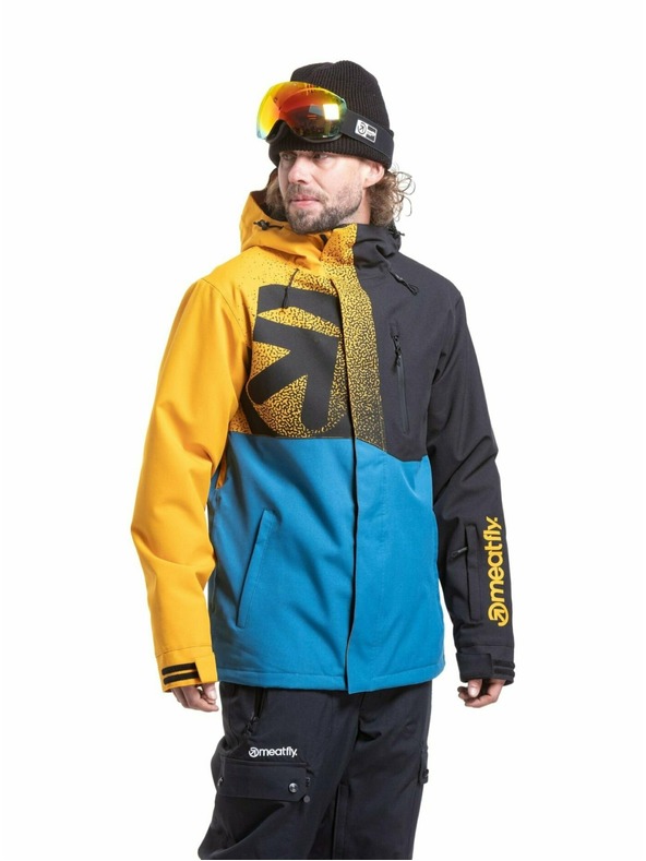 Meatfly Meatfly pánská SNB & SKI bunda Shader Sunflower / Blue