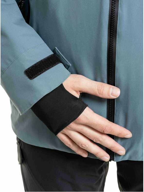 Meatfly Meatfly pánská SNB & SKI bunda Cronos Black / Blue Sea