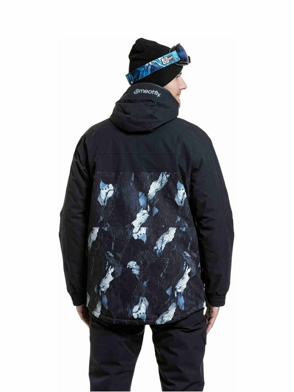 Meatfly Meatfly pánská SNB & SKI bunda Zenith Deep Lake / Black