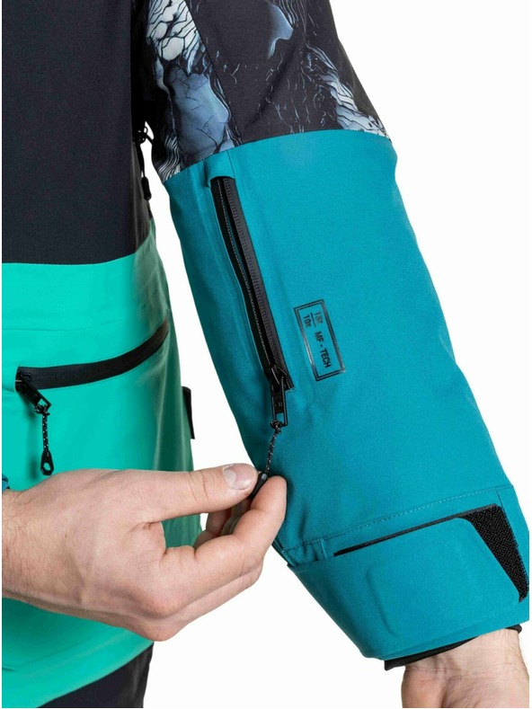 Meatfly Meatfly pánská SNB & SKI bunda Manifold Deep Lake