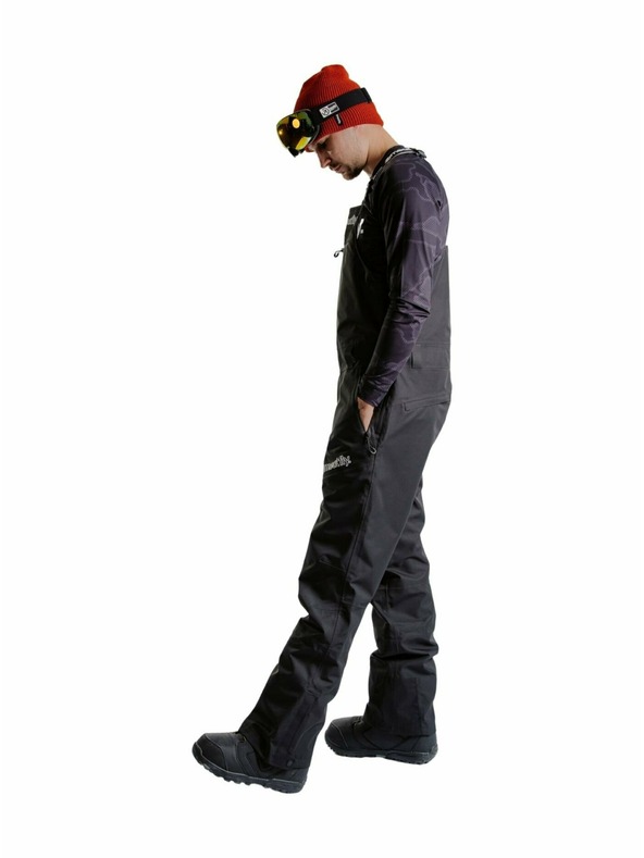 Meatfly Meatfly unisex SNB & SKI laclové kalhoty Kenny Black