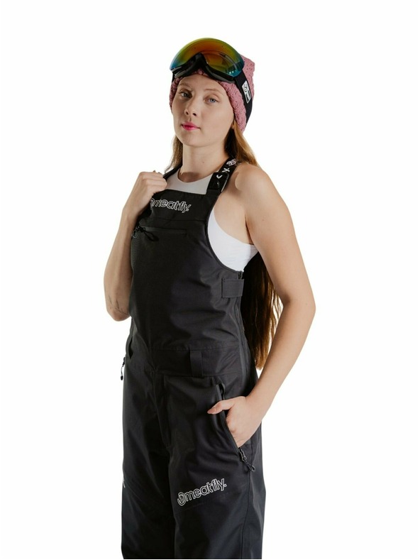 Meatfly Meatfly unisex SNB & SKI laclové kalhoty Kenny Black