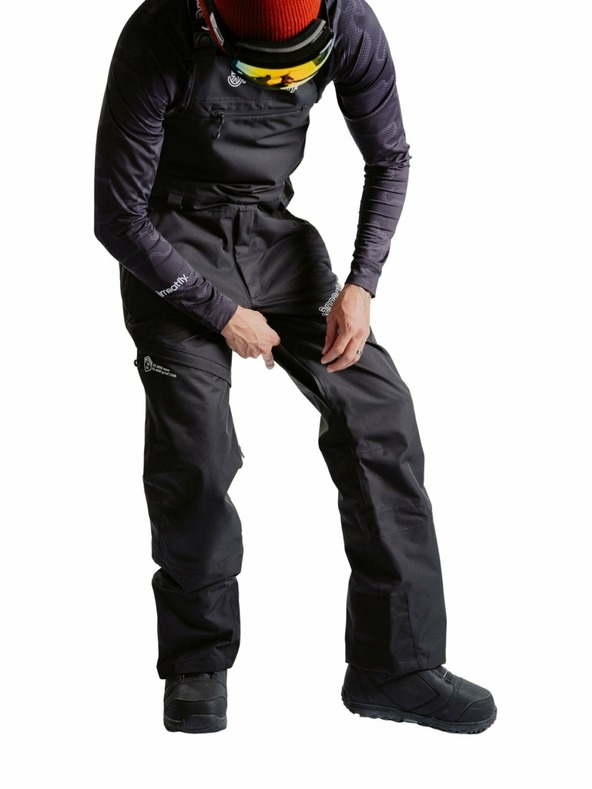 Meatfly Meatfly unisex SNB & SKI laclové kalhoty Kenny Black