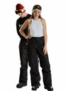 Meatfly Meatfly unisex SNB & SKI kalhoty Andry Black