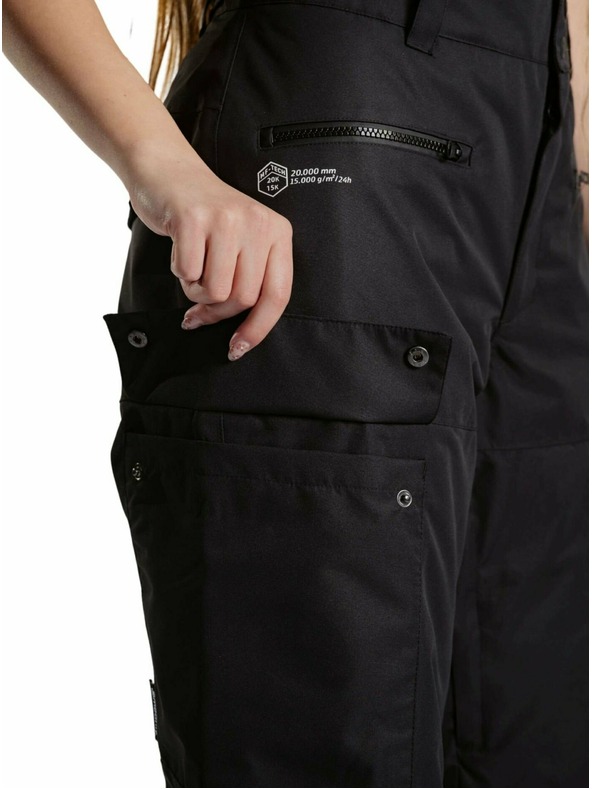 Meatfly Meatfly unisex SNB & SKI kalhoty Andry Black