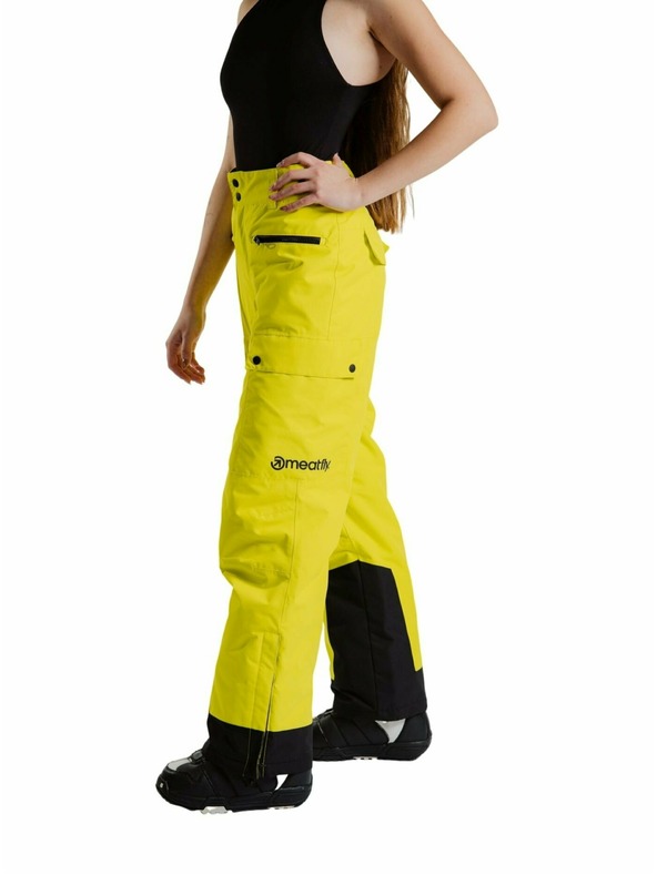 Meatfly Meatfly unisex SNB & SKI kalhoty Andry Lime