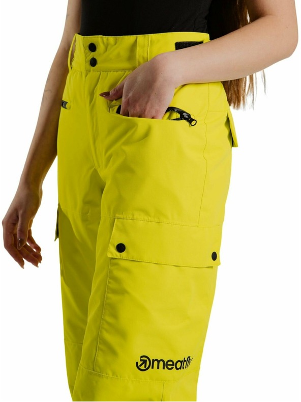 Meatfly Meatfly unisex SNB & SKI kalhoty Andry Lime