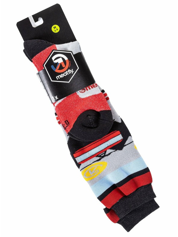 Meatfly Meatfly sNB & SKI ponožky Leeway Dark Red