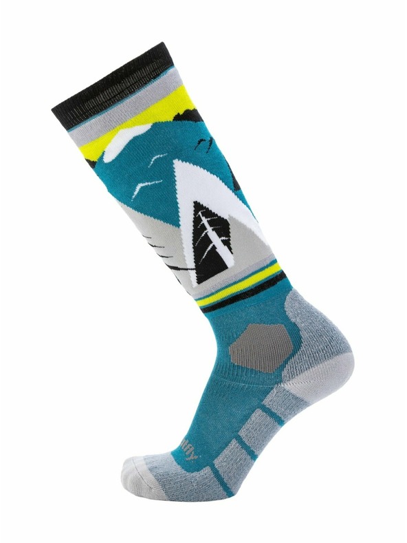 Meatfly Meatfly sNB & SKI ponožky Leeway Hb Blue Mountains