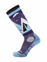 Meatfly Meatfly sNB & SKI ponožky Leeway Purple Mountains