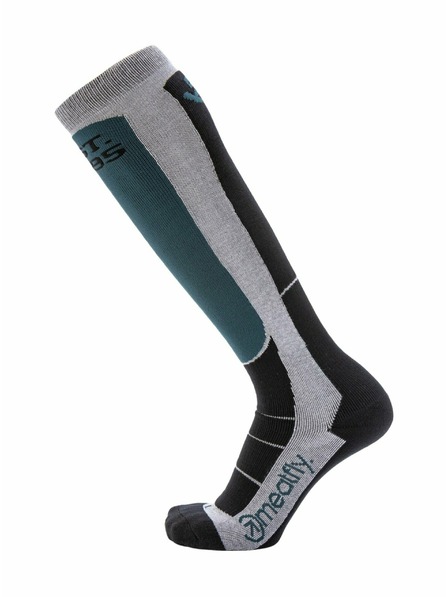 Meatfly Meatfly sNB & SKI ponožky Leeway Blue Sea