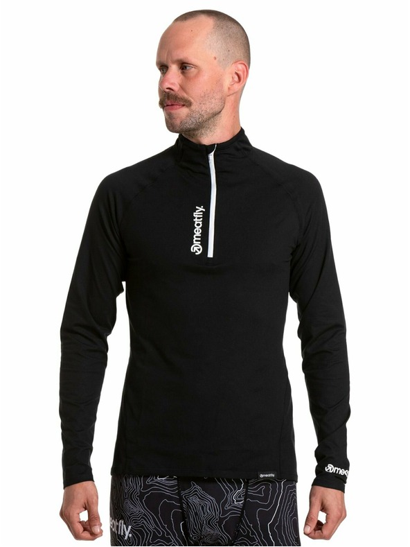 Meatfly Meatfly pánské termo triko Ethan Black