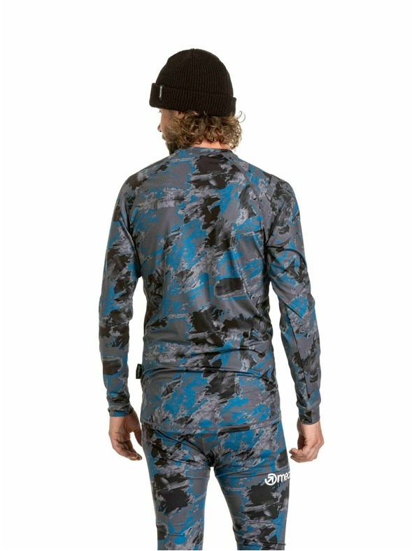 Meatfly Meatfly pánské termo tričko Avery Mossy Petrol