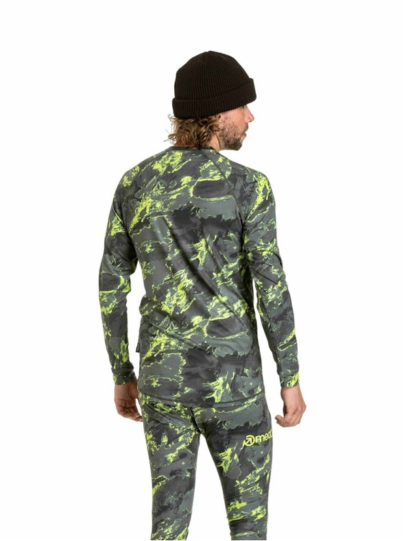 Meatfly Meatfly pánské termo tričko Avery Lime Mossy