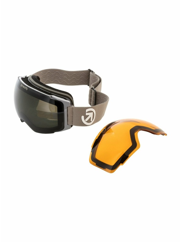 Meatfly Meatfly sNB & SKI brýle Renegate Silver Grey