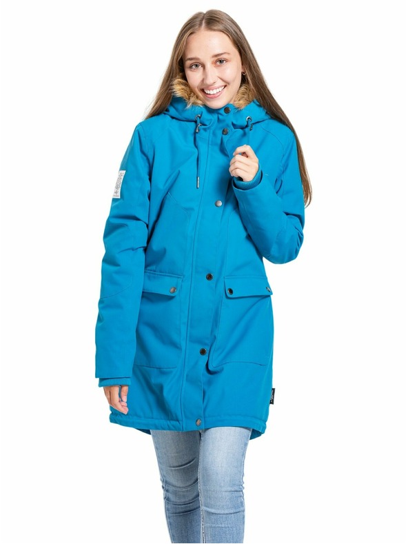Meatfly Meatfly dámská parka Amber Teal Blue