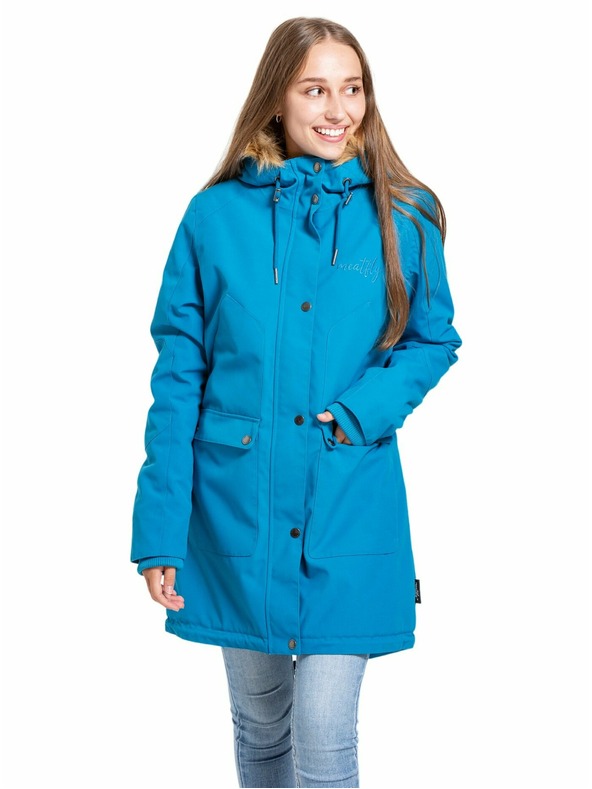 Meatfly Meatfly dámská parka Amber Teal Blue