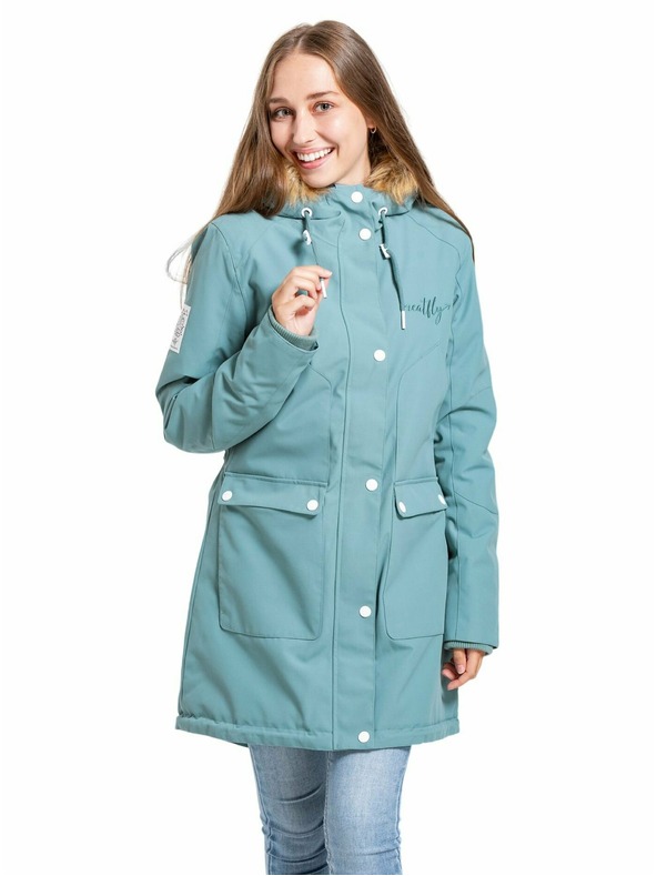 Meatfly Meatfly dámská parka Amber Dusty Mint