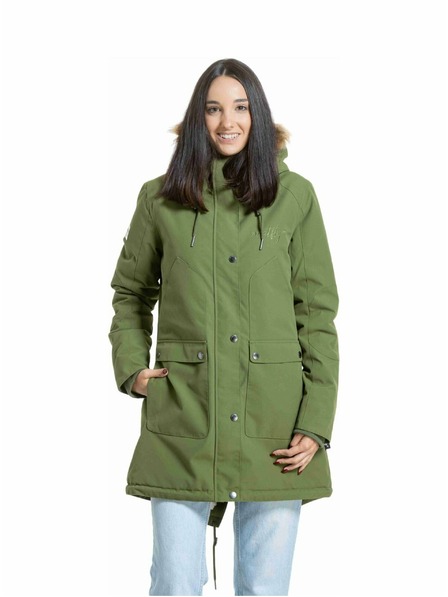 Meatfly Meatfly dámská parka Amber Olive Branch