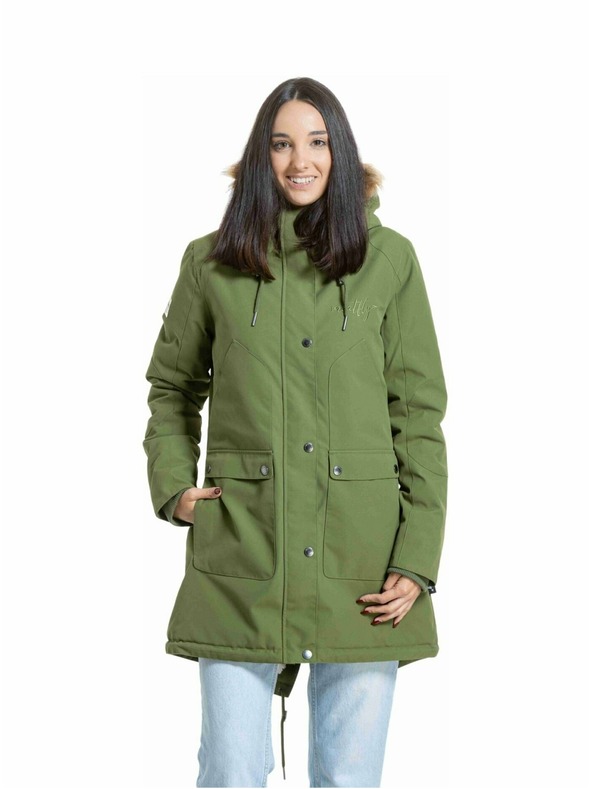 Meatfly Meatfly dámská parka Amber Olive Branch