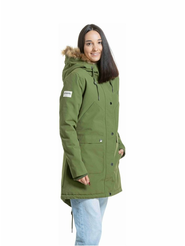 Meatfly Meatfly dámská parka Amber Olive Branch