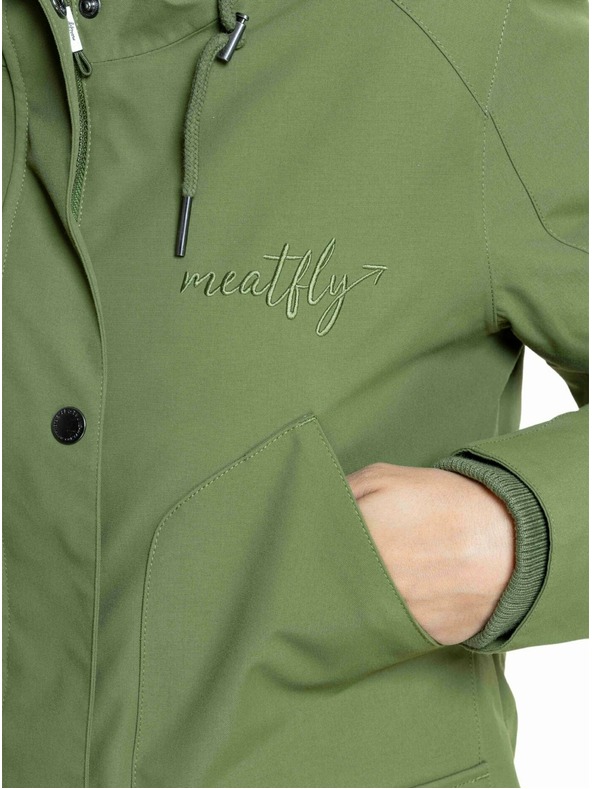 Meatfly Meatfly dámská parka Amber Olive Branch