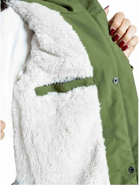 Meatfly Meatfly dámská parka Amber Olive Branch