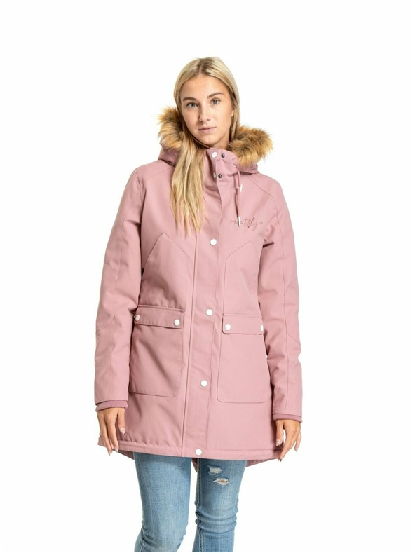 Meatfly Meatfly dámská parka Amber Dusty Rose
