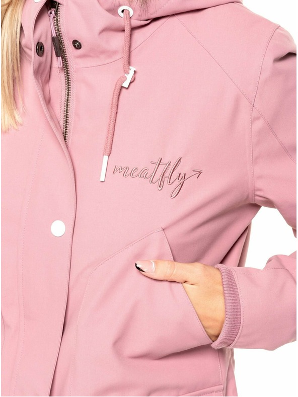 Meatfly Meatfly dámská parka Amber Dusty Rose