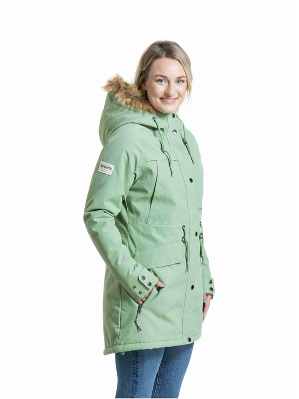 Meatfly Meatfly dámská parka Aubrey Green Tea
