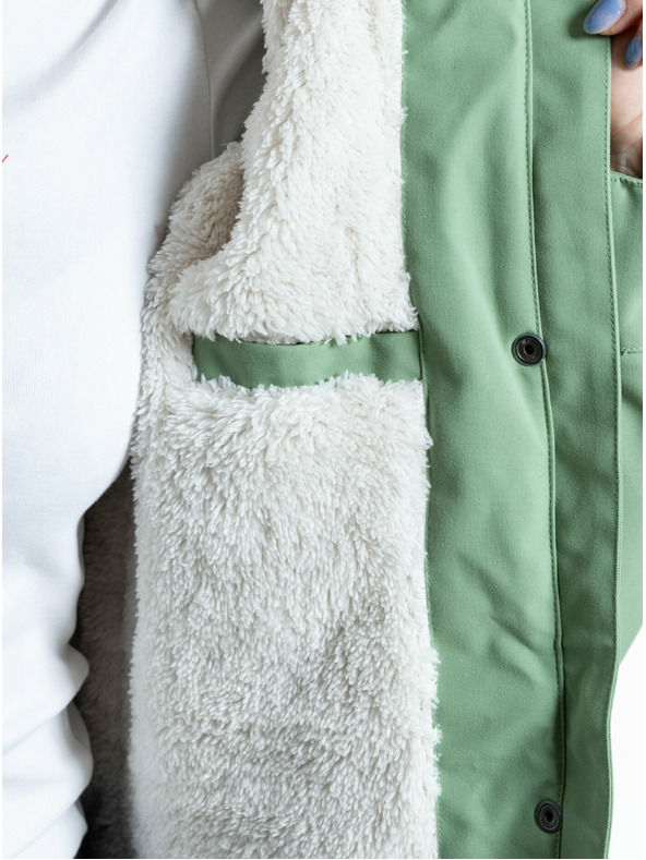 Meatfly Meatfly dámská parka Aubrey Green Tea