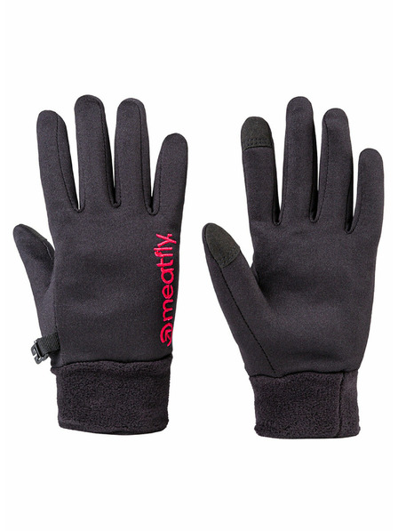 Meatfly Meatfly dámské rukavice Ladies Powerstretch Black Pink