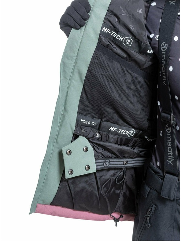 Meatfly Meatfly dámská SNB & SKI bunda Gaia Sea Spray
