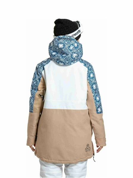 Meatfly Meatfly dámská SNB & SKI bunda Aiko Mosaic / Latte