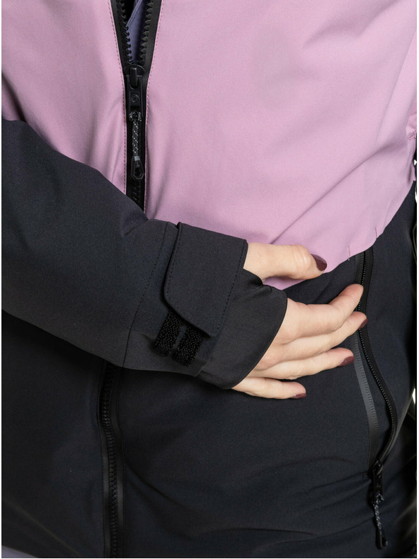 Meatfly Meatfly dámská SNB & SKI bunda Kirsten Black / Purple Light