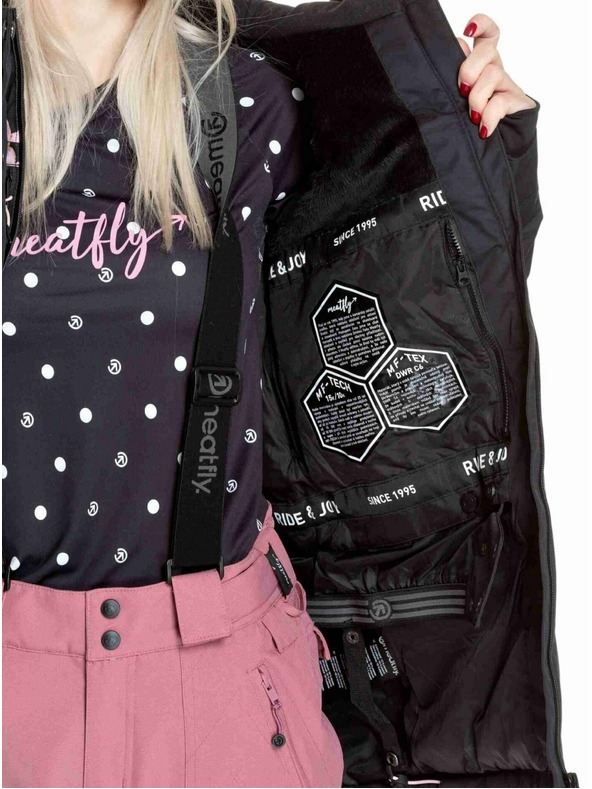 Meatfly Meatfly dámská SNB & SKI bunda Kirsten Magnolia / Black