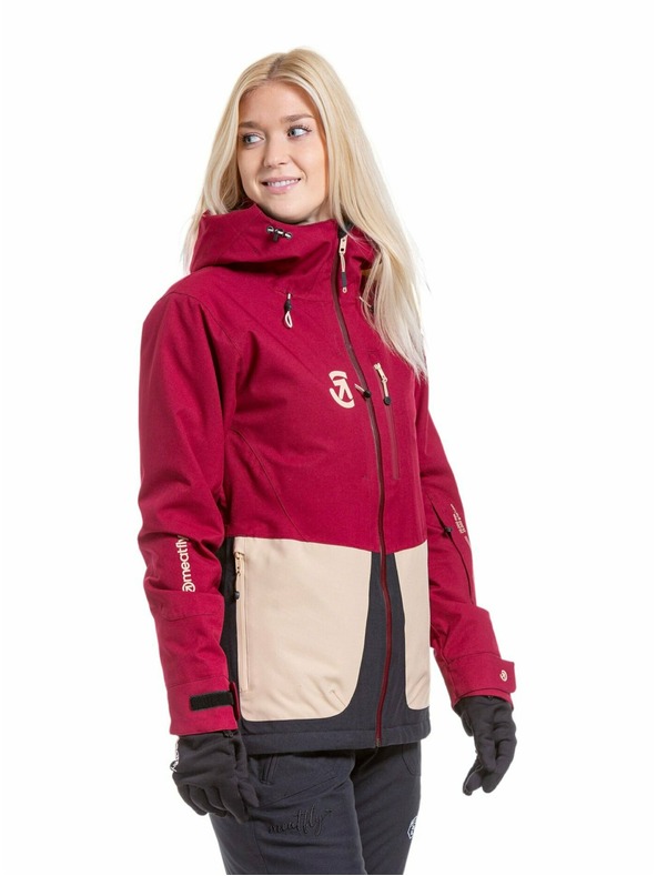 Meatfly Meatfly dámská SNB & SKI bunda Gaia Beet Red