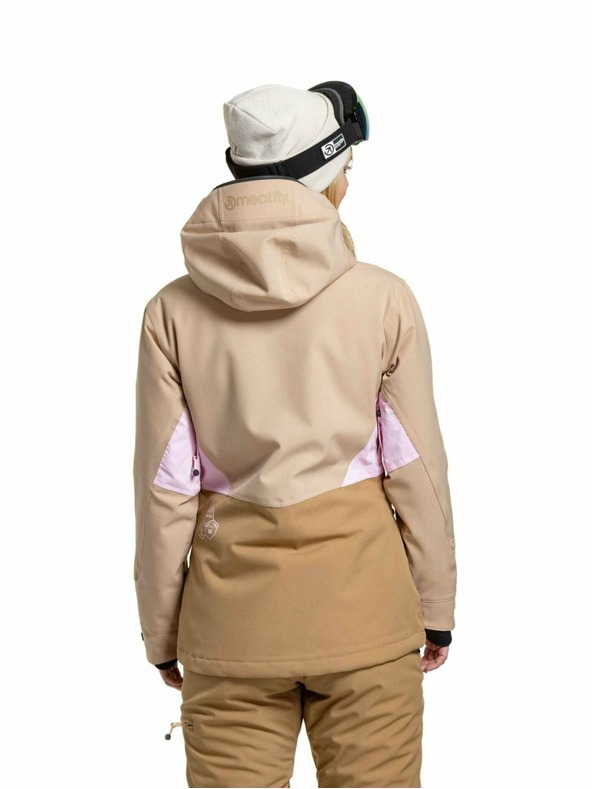Meatfly Meatfly dámská SNB & SKI bunda Gaia Latte