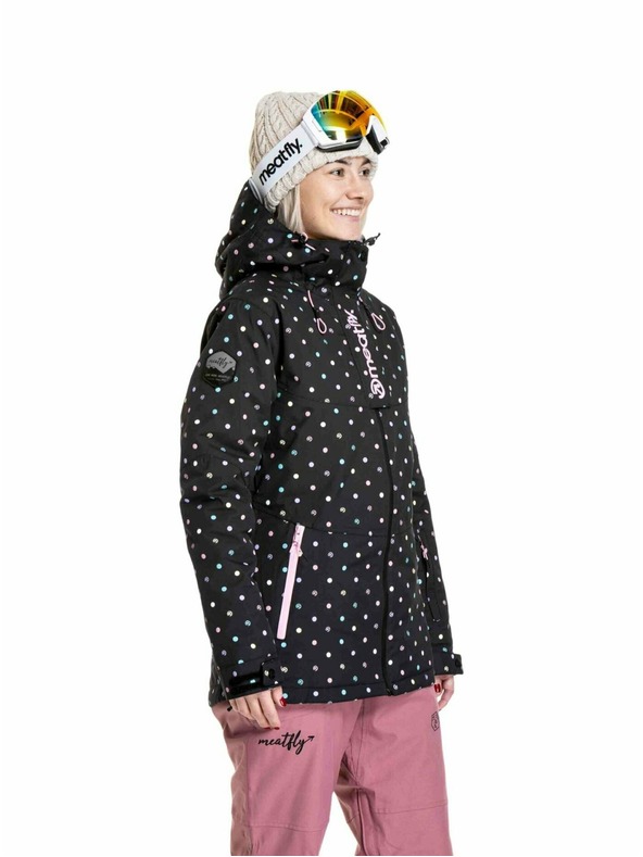 Meatfly Meatfly dámská SNB & SKI bunda Kirsten Dusty Color Dots