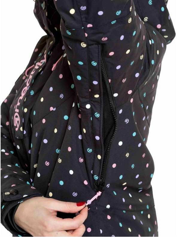 Meatfly Meatfly dámská SNB & SKI bunda Kirsten Dusty Color Dots