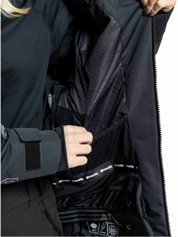 Meatfly Meatfly dámská SNB & SKI bunda Gaia Black