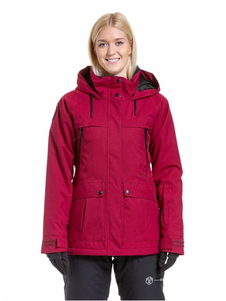 Meatfly Meatfly dámská SNB & SKI bunda Terra Beet Red
