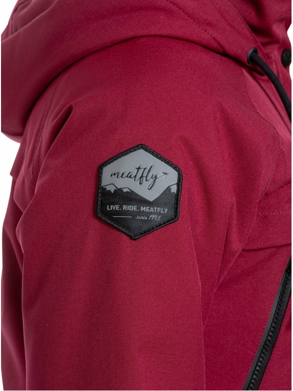 Meatfly Meatfly dámská SNB & SKI bunda Terra Beet Red