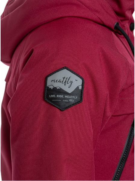 Meatfly Meatfly dámská SNB & SKI bunda Terra Beet Red