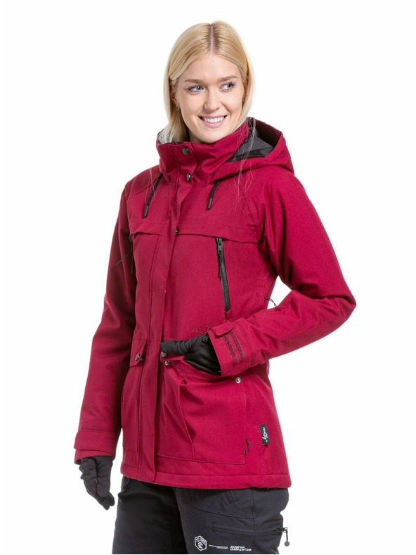 Meatfly Meatfly dámská SNB & SKI bunda Terra Beet Red