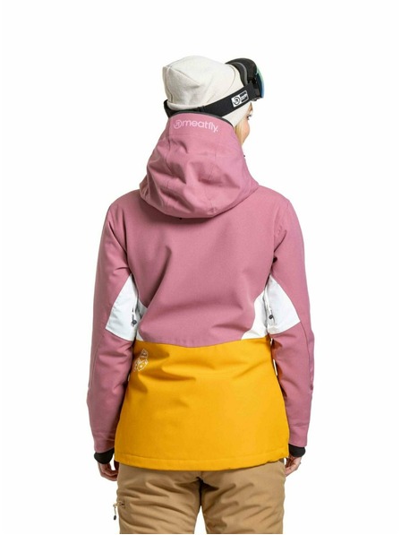 Meatfly Meatfly dámská SNB & SKI bunda Gaia Dusty Rose / Sunflower