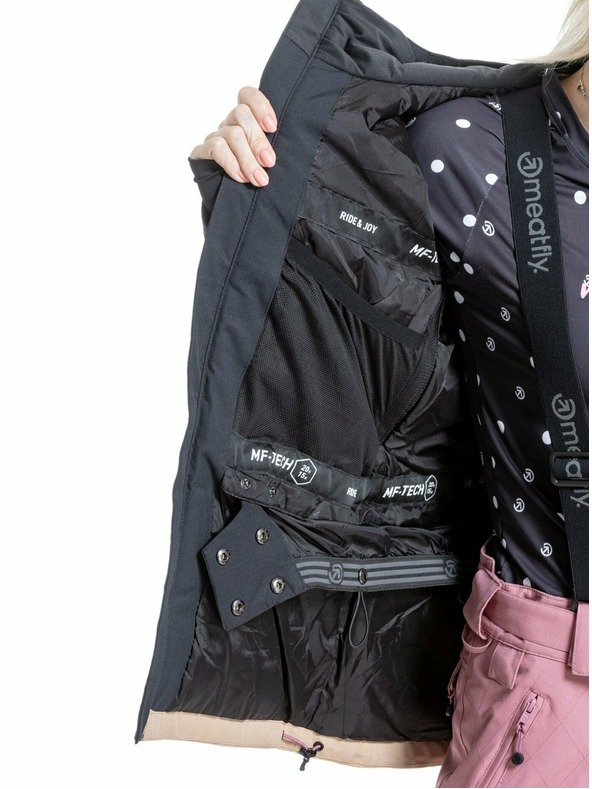 Meatfly Meatfly dámská SNB & SKI bunda Gaia Black
